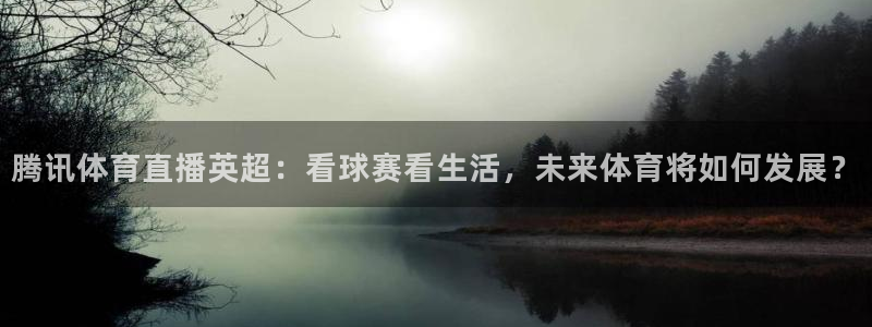 球友体育app免费看球：腾讯体育直播英超：看球赛看生活，未来体育将如何发展？